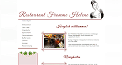 Desktop Screenshot of frommehelene.at